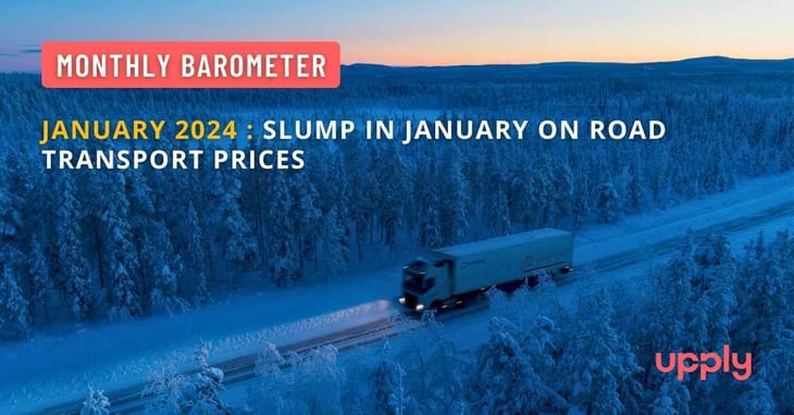 Slump in January on road transport prices