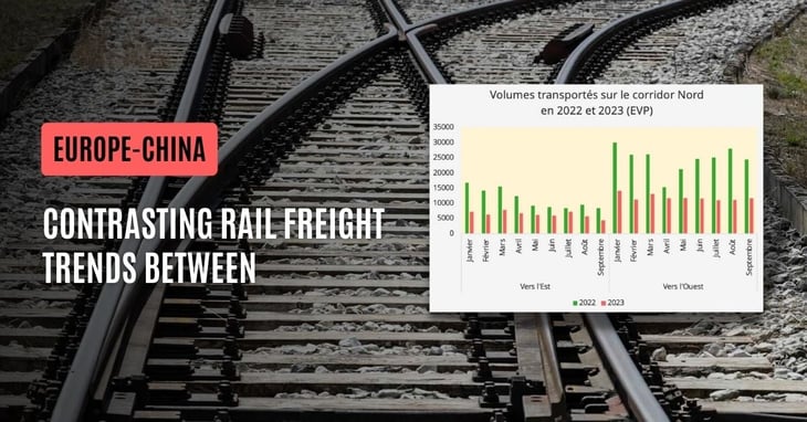 Contrasting rail freight trends between China and Europe