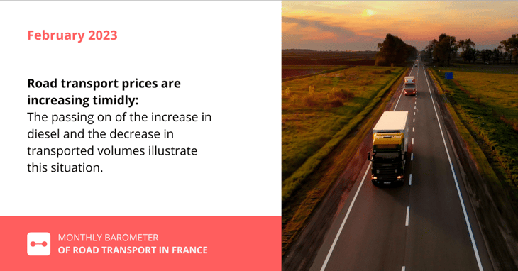Transport prices in France see a timid rise in February