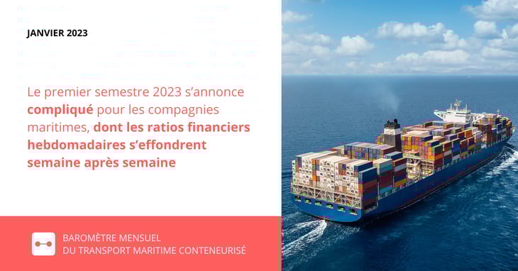Fin du reflux pour les taux de fret maritime en janvier