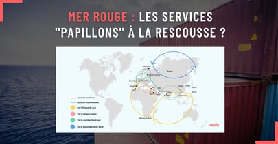 carte mer rouge transport maritime de conteneurs