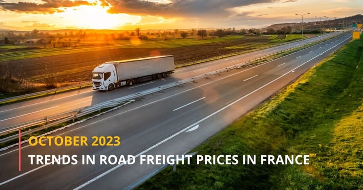 France: slight fall in road transport prices in October