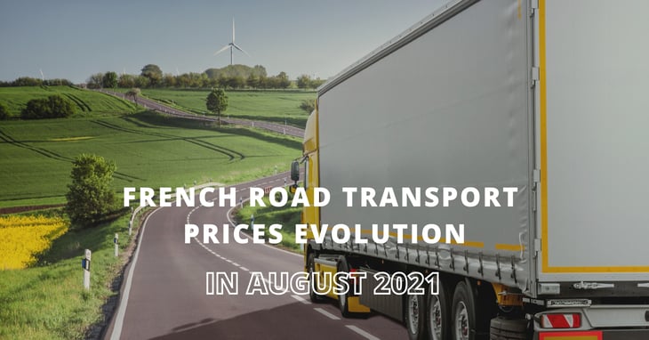 Road transport prices up very slightly in August