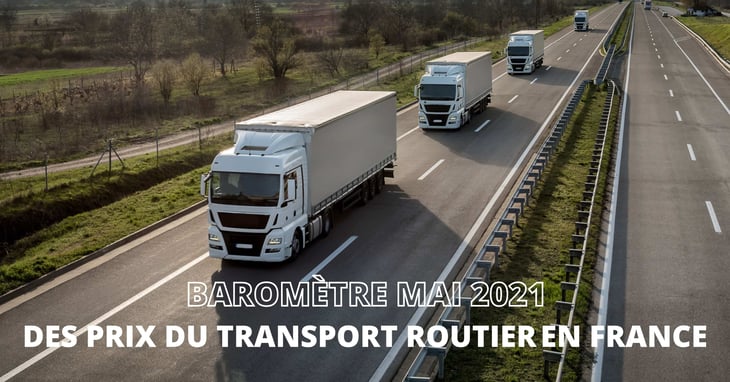 Les prix du transport routier consolident leur progression en mai