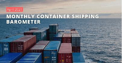 containers on ocean