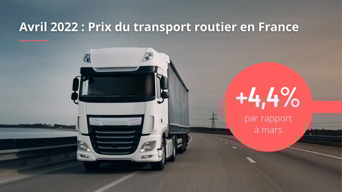 Les prix du transport routier en France continuent de flamber en avril