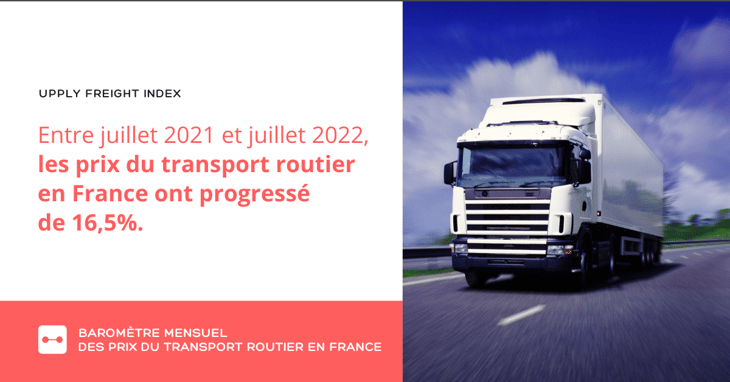 Les prix du transport routier atteignent un pic de chaleur en juillet