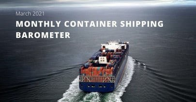 Cargo on an ocean.
