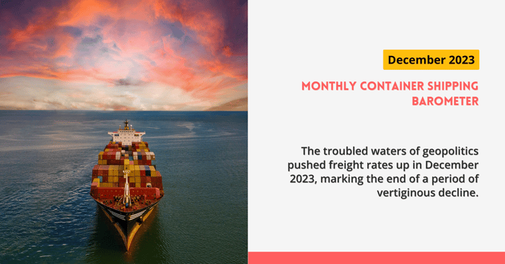 Geopolitical developments drive up freight rates