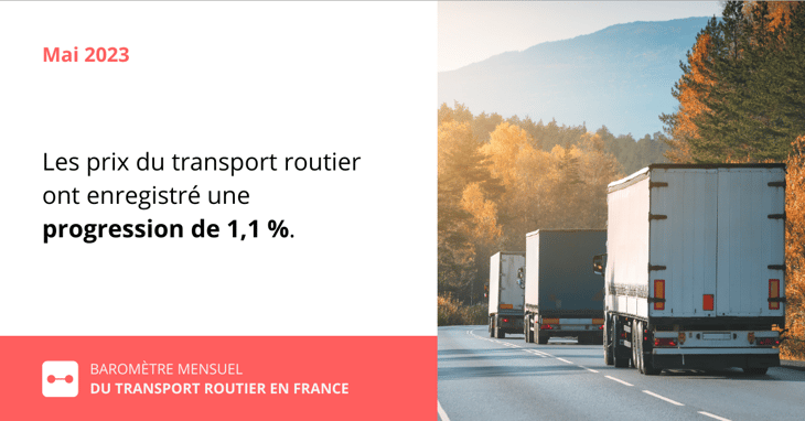 Les prix français du transport progressent nettement en mai