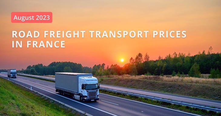 Transport prices stagnate in August on the French market