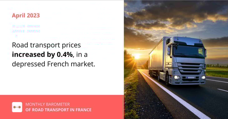 French road transport prices rise in April