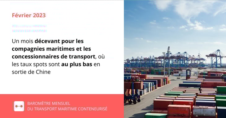 Conteneurs : le marché teste ses points bas en sortie de Chine
