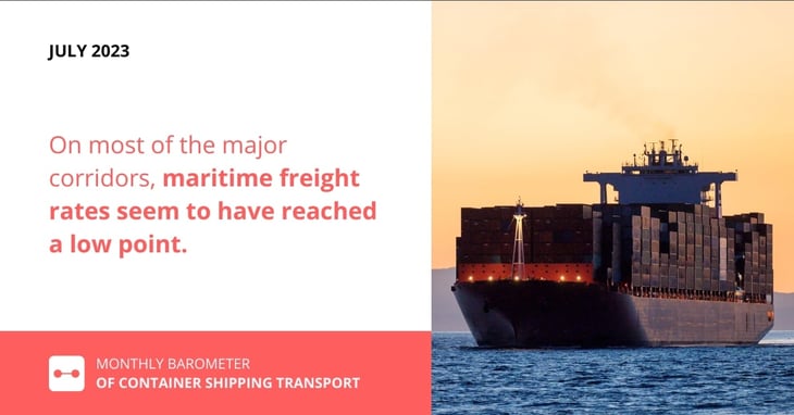 Sea Freight Rates are flatlining in July