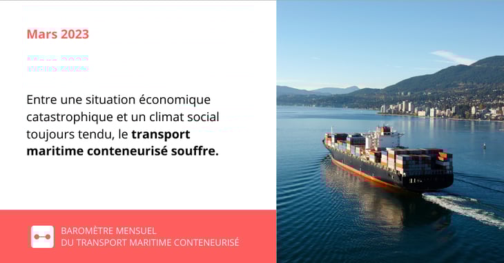 Conteneurs : la baisse des taux de fret gagne du terrain