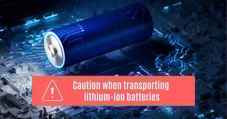 The shipping industry needs to be extra-careful with lithium-ion