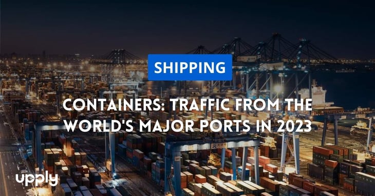 Containers: traffic from the world's major ports in 2023