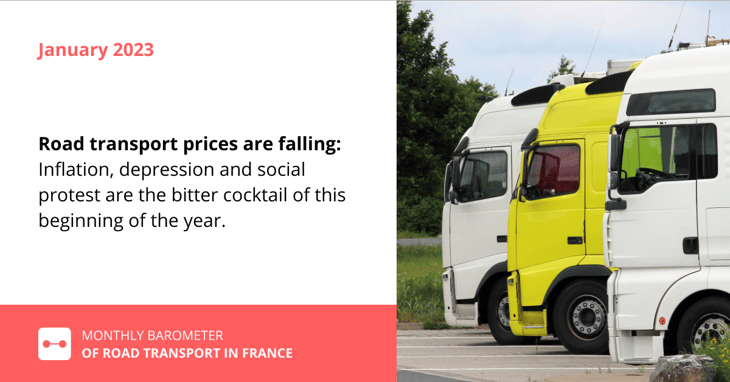 Transport prices in France fall again in January  