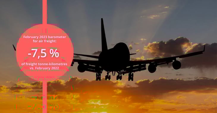 Air freight: a slight improvement in February