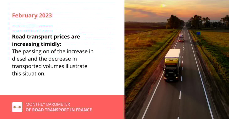 Transport prices in France see a timid rise in February