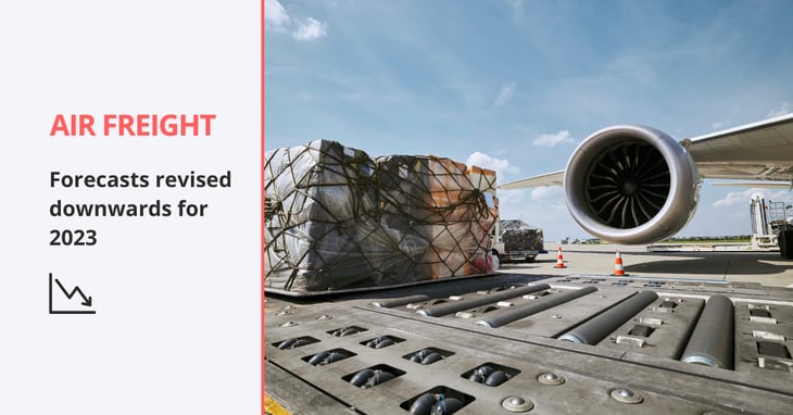 Air freight traffic and revenue forecasts reduced