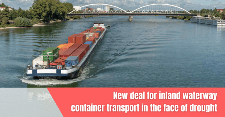 Inland waterway container transport in an era of climate change