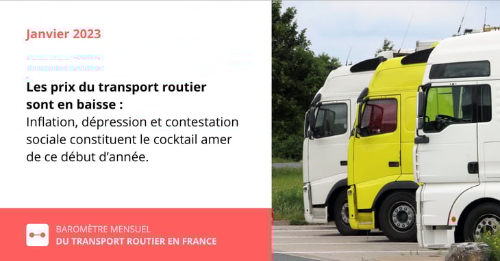 Les prix du transport en France reculent de nouveau en janvier