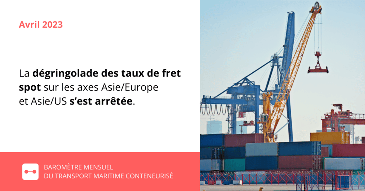 Transport maritime : la baisse des taux de fret marque un palier