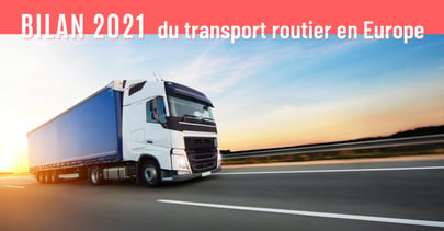 Camion sur autoroute.