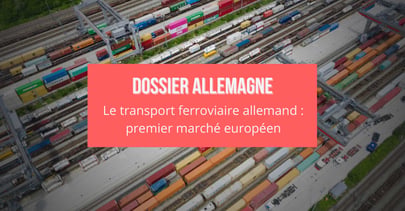 Conteneurs et de trains de marchandises en Allemagne.