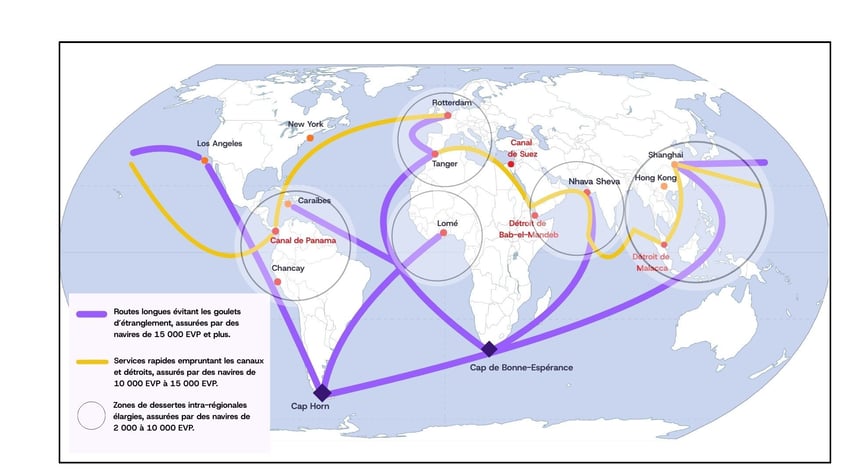 Carte shipping routes_fr