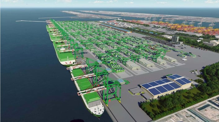 Rotterdam - Kaohsiung in 40' HC: a slight reduction in ocean freight rates