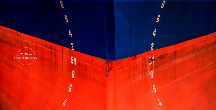 Increase in sea freight rates on the Southampton-Sydney corridor