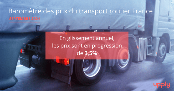 Les prix du transport routier toujours sur un plateau en septembre