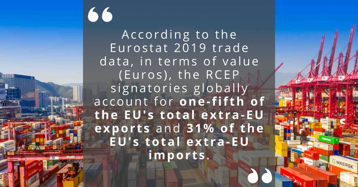 Impact of the RCEP trade agreement on the Asia-Europe supply chain