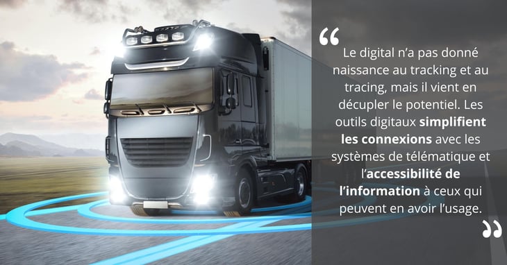 Le digital perfectionne la visibilité des flux de transport