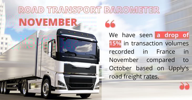 Road transportation prices: distance selling drives up prices