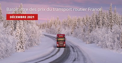 camion sur route enneigée