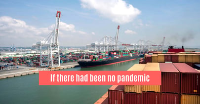 Arrival of a container ship in the port of Le Havre.