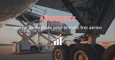 Palettes de fret aérien sur un aéroport.