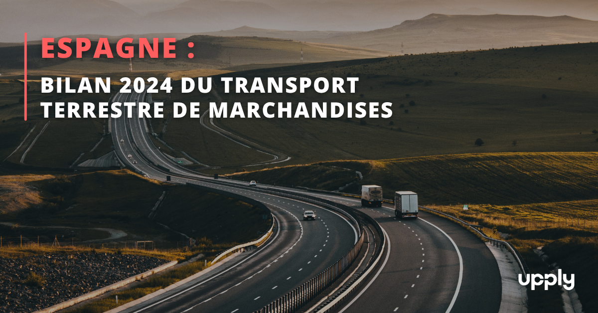 Deux poids lourds sur la route