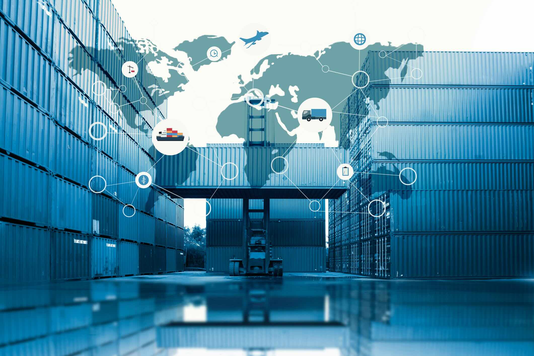 Global logistics network transportation